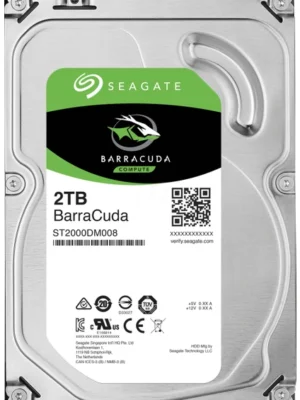 Seagate BarraCuda 2TB 7200RPM 256MB Sabit Disk